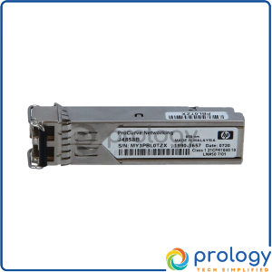 HPE ProCurve Gigabit-SX-LC Mini-GBIC SFP transceiver module – Refurbished | J4858B