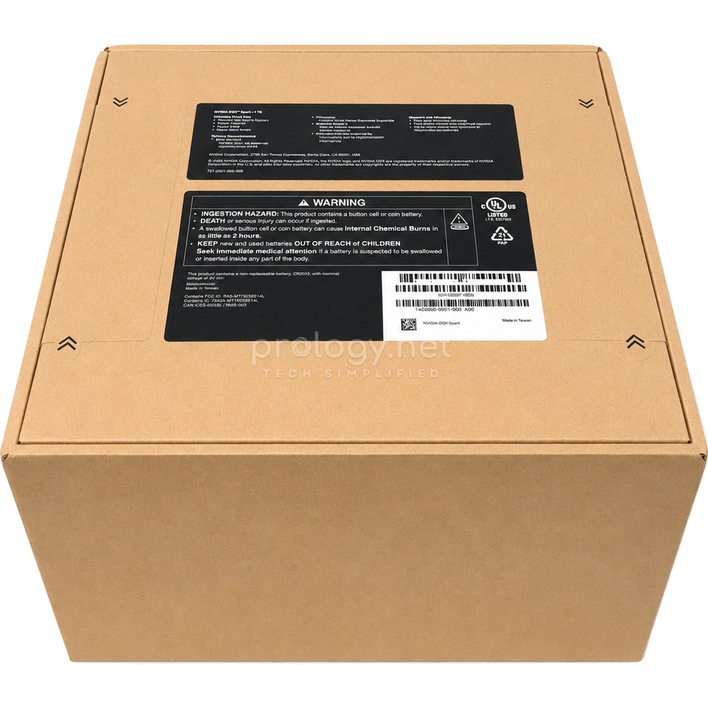 Spec label on the box underside stating the 1TB version