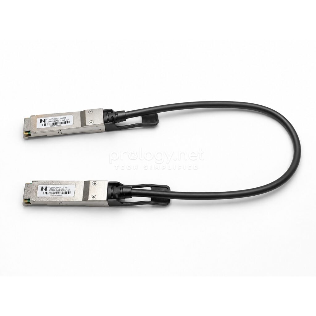 0.5 m QSFP56 200G DAC cable