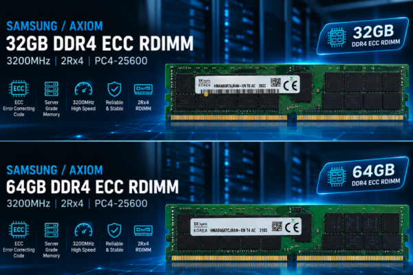32GB vs 64GB DDR4 ECC RDIMM Server RAM | Prology