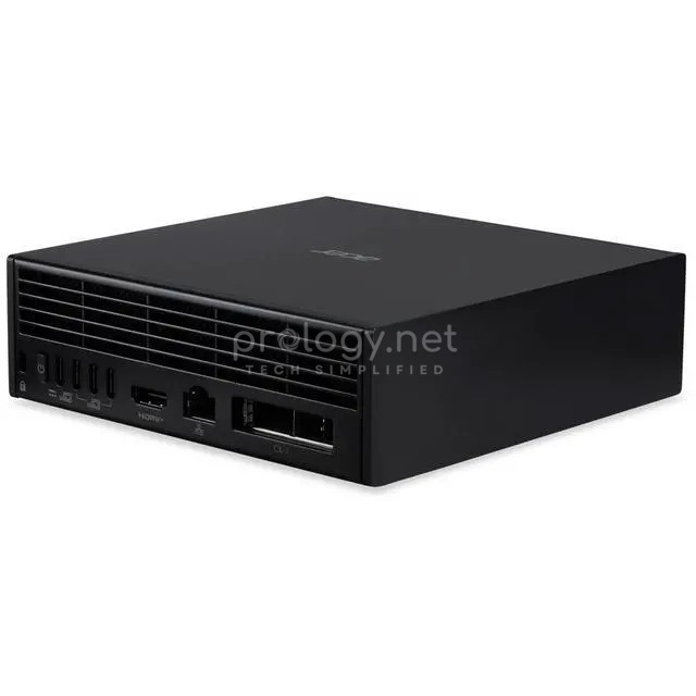 Rear of the Acer GN100 showing all ports